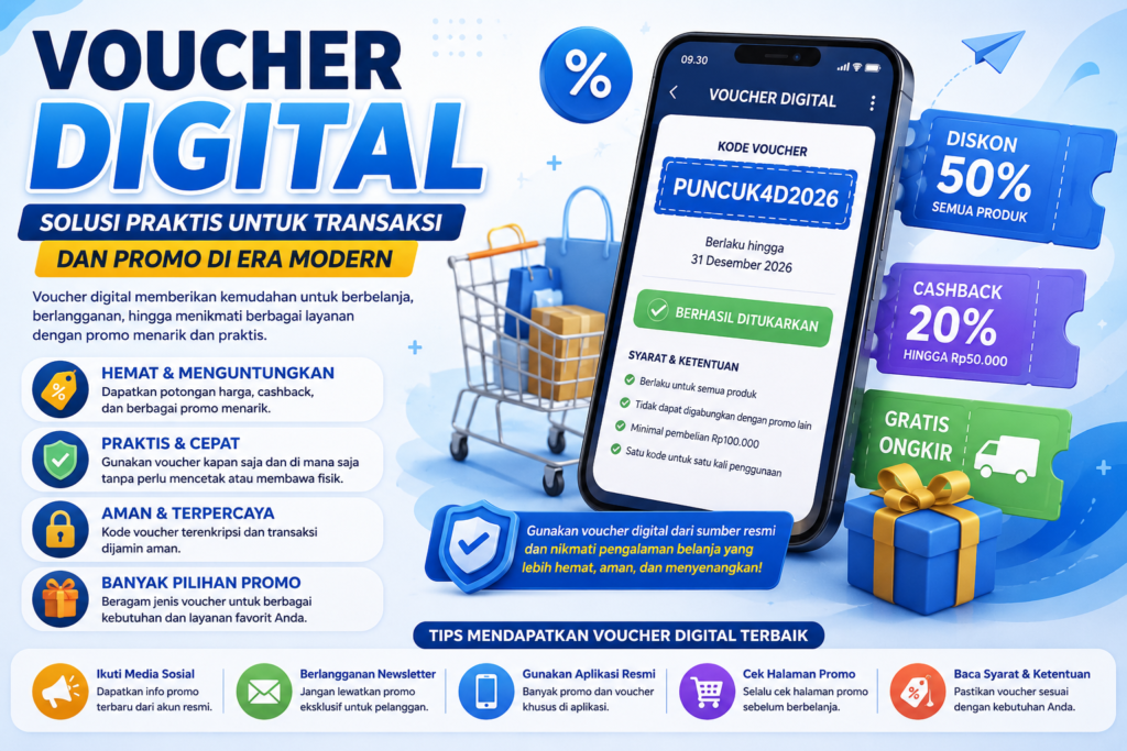 Voucher Digital Solusi Transaksi Aman dan Promo Puncuk4d