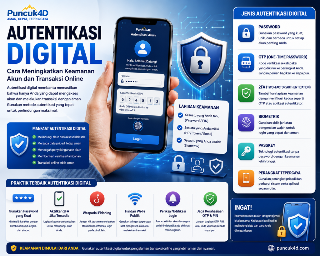Autentikasi Digital Puncuk4d Cara Meningkatkan Keamanan Akun